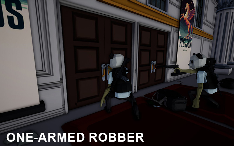 Strategies for the Museum Heist in One Armed Robber