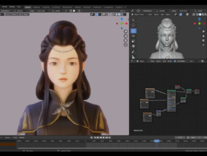 Gaming Animation: 3D Character Creation Using Blender