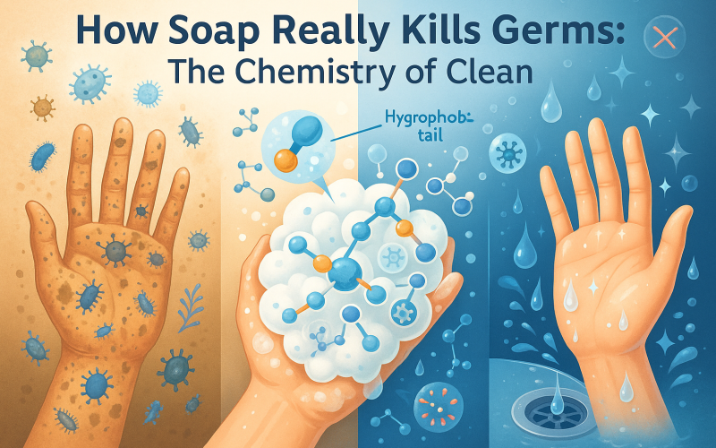 How Soap Really Kills Germs